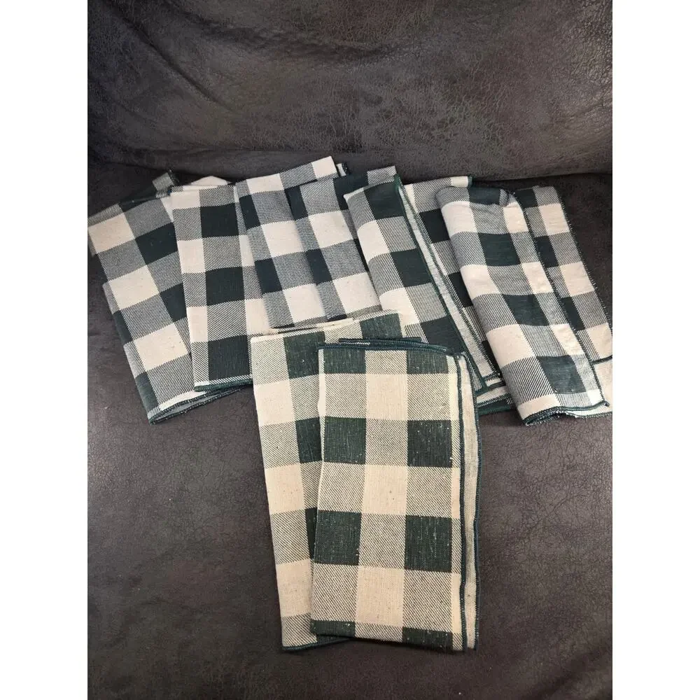 39pc Cloth Napkin Lot Table Linens Cotton Polyester Floral Plaid Ruffle Mixed...